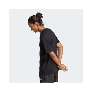 Adidas Essentials Erkek Siyah Tişört ORJİNAL RENK